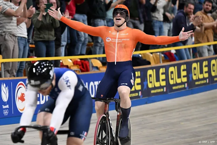 show lavreysen eindigt met ek goud op keirin