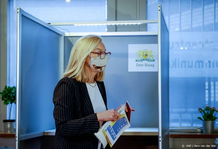 sigrid kaag d66 brengt stem uit voor tweede kamer