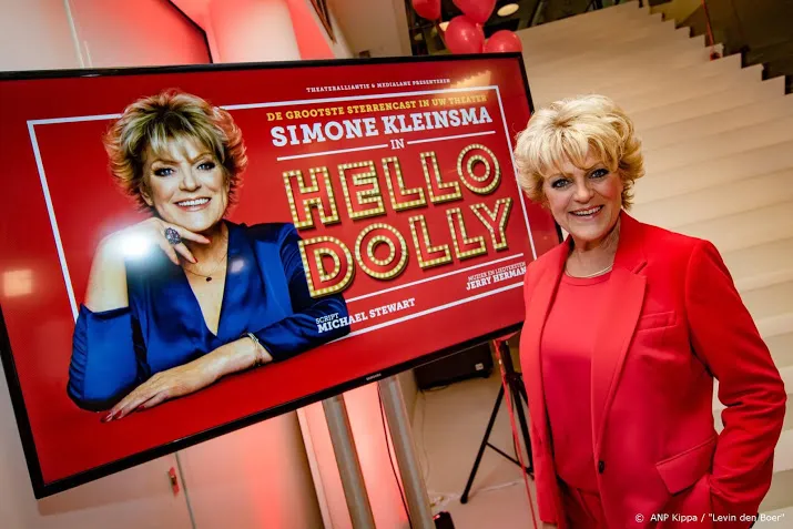simone kleinsma ziek premiere hello dolly onzeker