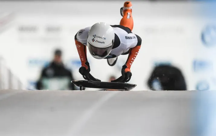 skeletonster bos mag naar winterspelen