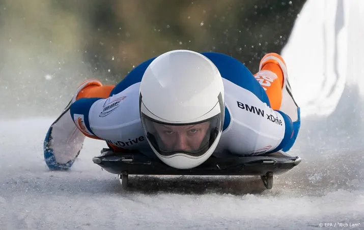 skeletonster bos tweede in pyeongchang
