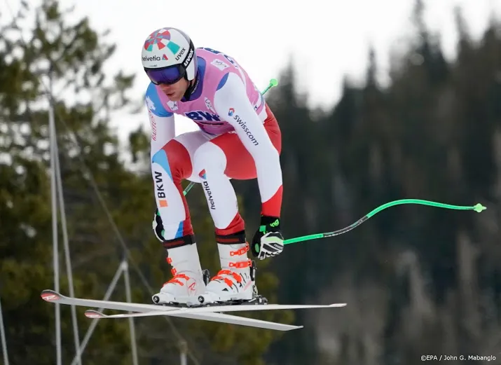 skier gisin bewusteloos na valpartij