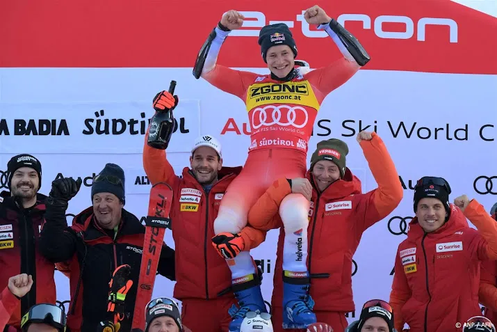 skier odermatt onverslaanbaar op reuzenslalom