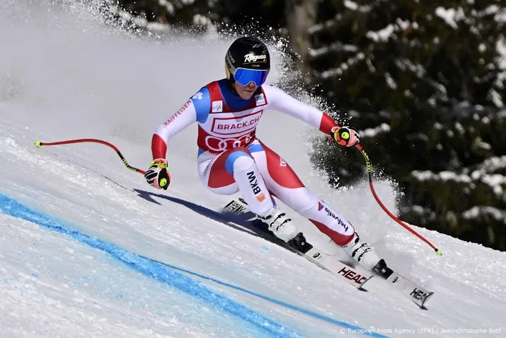 skiester gut snelste op super g in crans montana