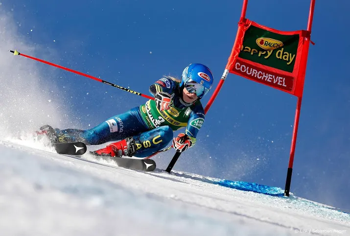skiester shiffrin pakt eerste zege van het seizoen in courchevel