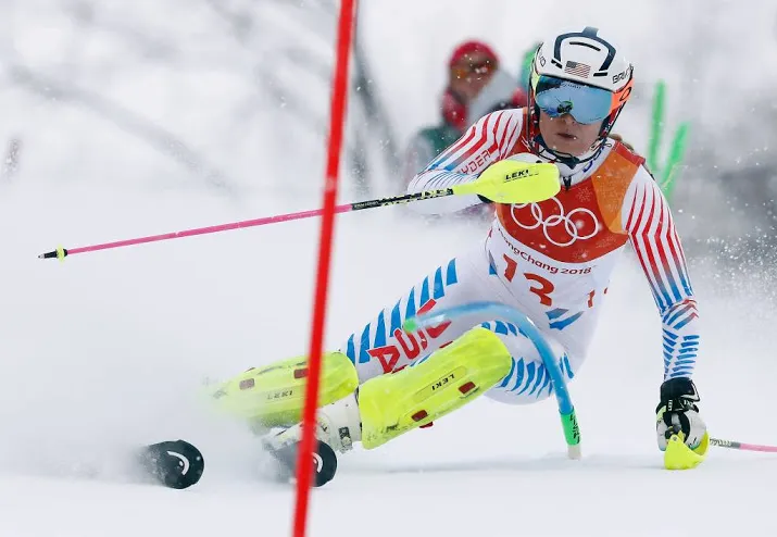 skiester vonn wint laatste afdaling