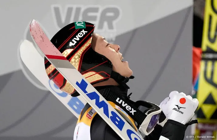 skispringer kobayashi wint in oberstdorf