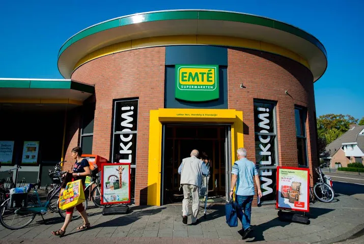 sligro zet supermarkten emte toch in etalage