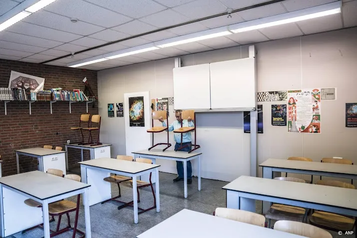 slob ongeveer helft van de scholen moet klassen naar huis sturen