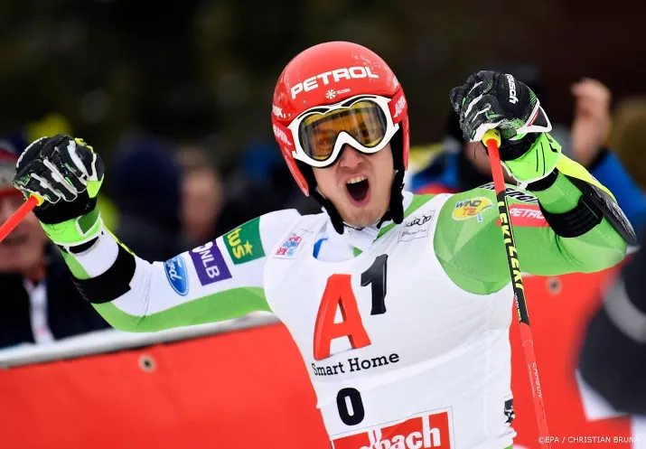 sloveen kranjec wint reuzenslalom in saalbach