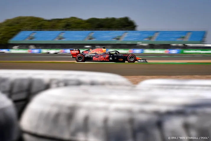 snelste tijd verstappen in eerste vrije training op silverstone