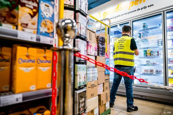 sommige supermarkten hebben het nu wel heel moeilijk