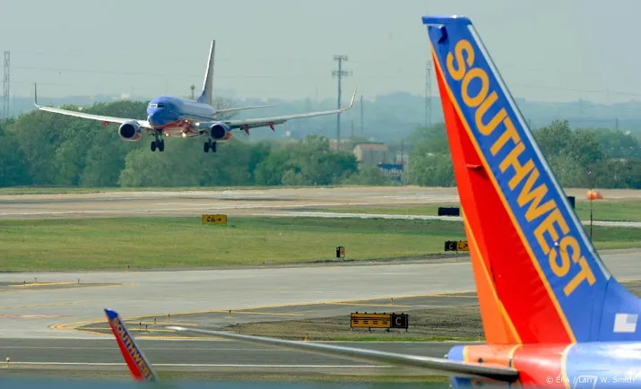 southwest was slordig met gewicht bagage