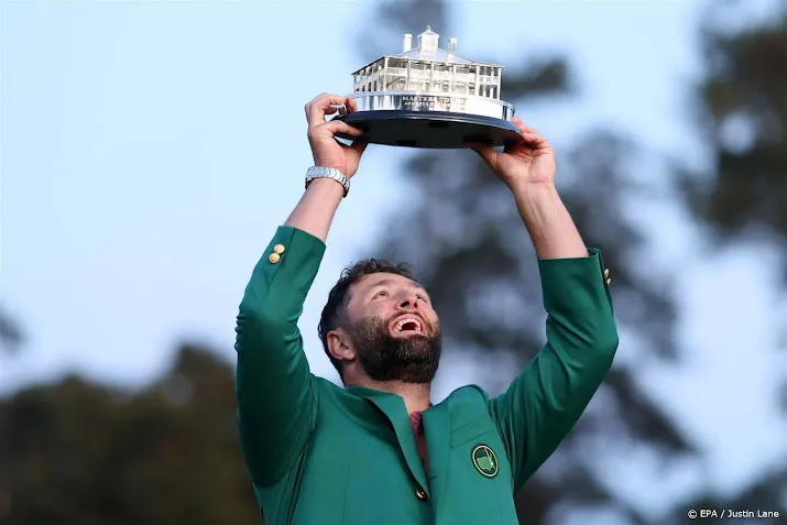spaanse golfer rahm wint voor eerste keer masters
