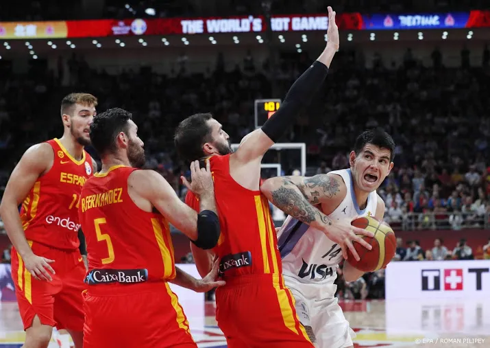 spanje pakt wereldtitel basketbal