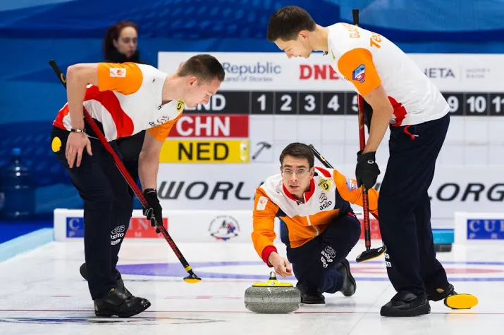 spelen ver weg voor curlingteam na verlies