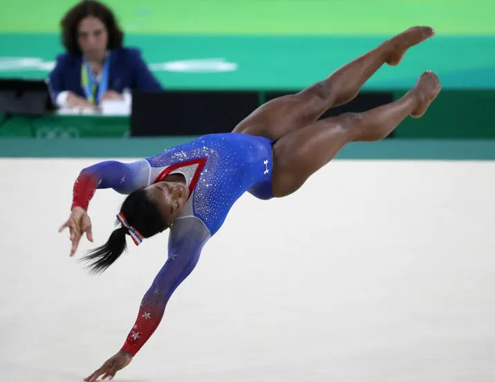 spoedopname turnster simone biles vlak voor wk