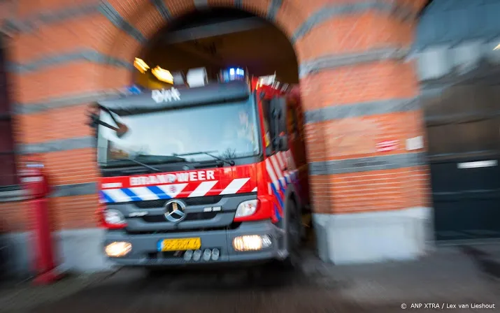 sportschool in steenwijk staat in brand