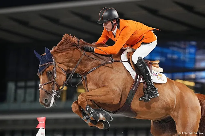 springruiters vierde in landenwedstrijd op olympische spelen