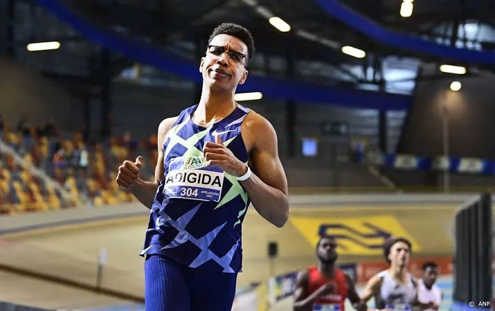 sprinter adigida in toptijd naar titel op 200 meter