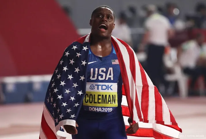 sprinter coleman vecht schorsing aan bij cas