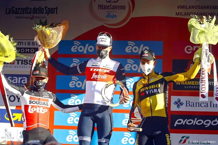 sprinter ewan teleurgesteld met tweede plaats in milaan senremo