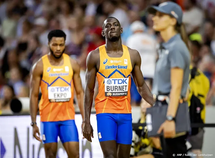 sprinters uitgeschakeld op 4100 estafette na mislukte wissel