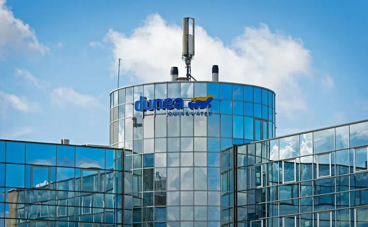staking bij waterbedrijf dunea