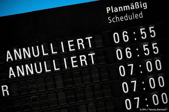 staking germanwings raakt duitse luchthavens