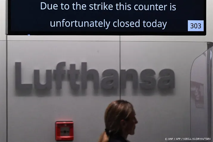 staking personeel lufthansa begonnen eerste vluchten geannuleerd