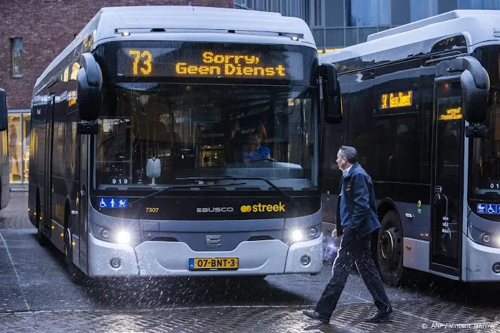 stakingen in streekvervoer beginnen woensdag in het noordoosten