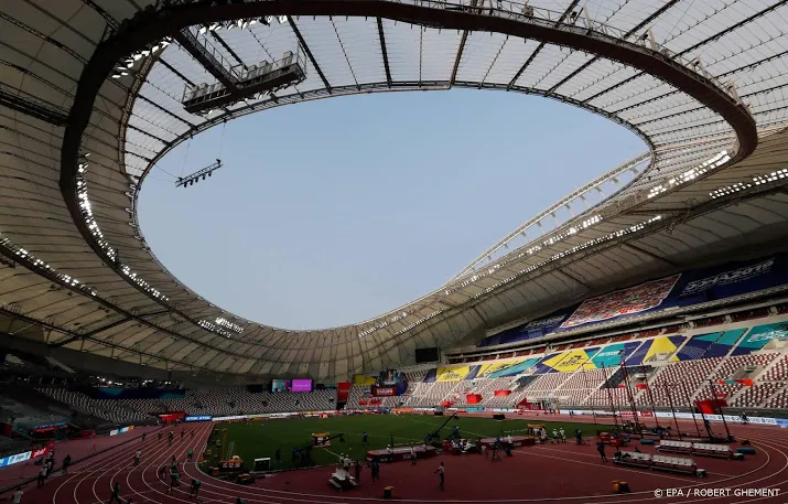start wk atletiek in gekoeld stadion