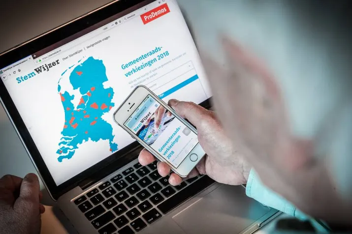 stemhulpen druk bezocht op verkiezingsdag