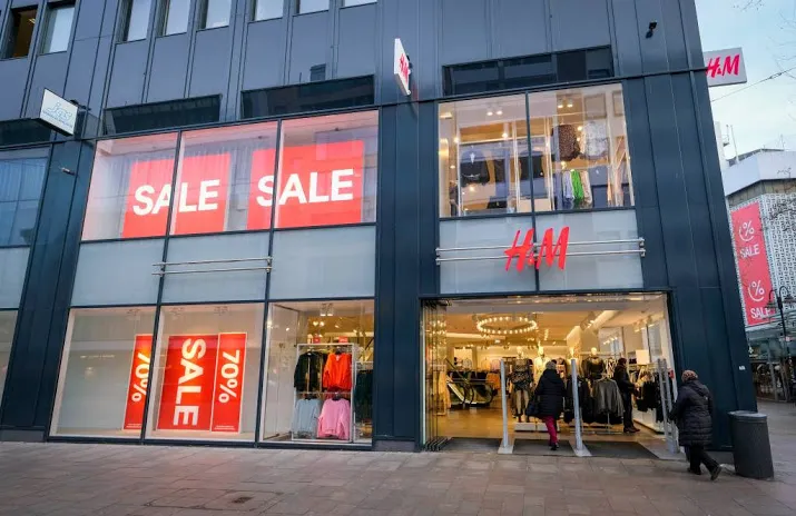 sterke winstdaling bij hm