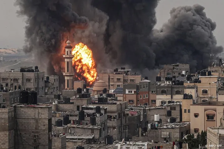 stil protest rijksambtenaren voor ministerie om situatie gaza