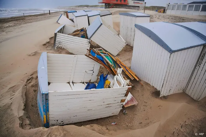 storm francis veroorzaakt vooral schade in kustprovincies