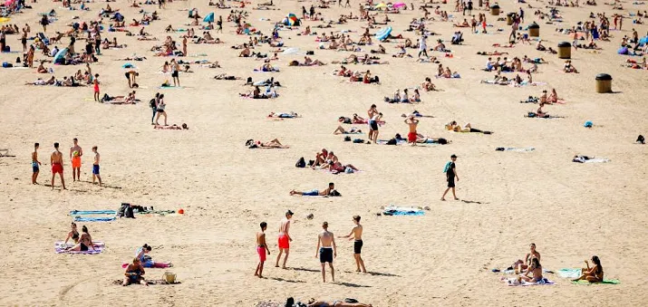 stranden dijen wereldwijd uit