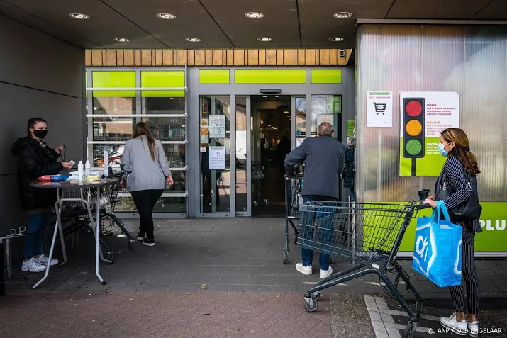 supermarktproef stoplicht bij ingang beloning bij uitgang