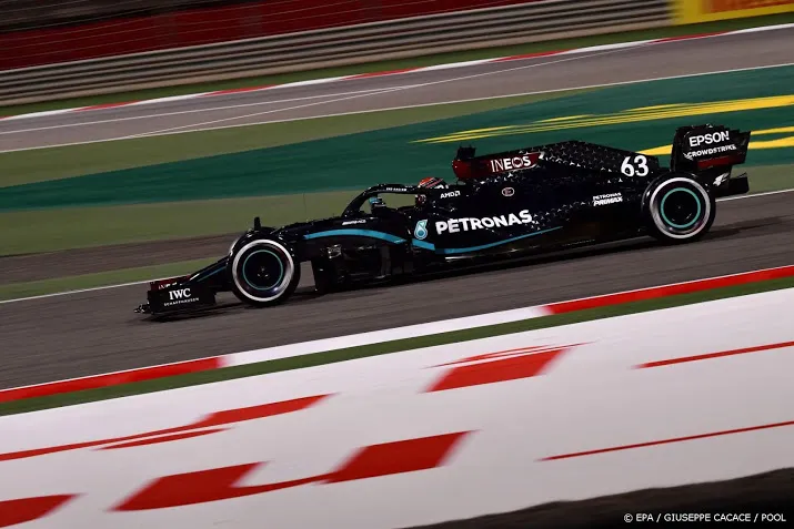 supersub russell ook in tweede training gp sakhir de snelste