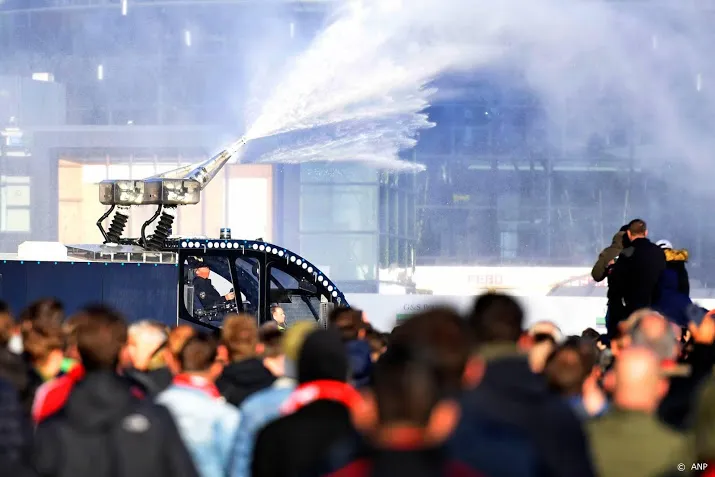 supportersclub actie politie buiten proportie