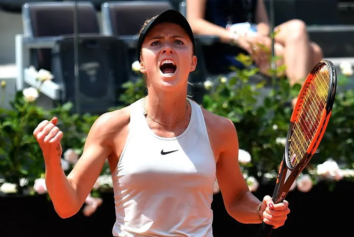 svitolina wint simpel van halep in finale rome