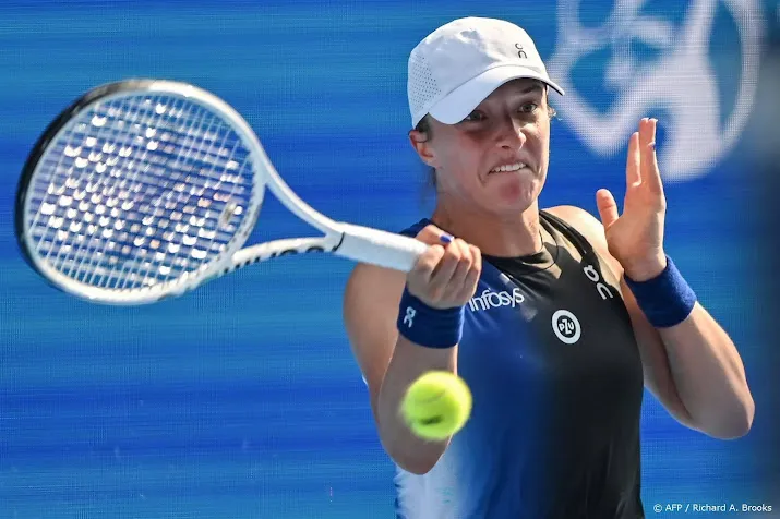 swiatek in kwartfinales uitgeschakeld op tennistoernooi tokio