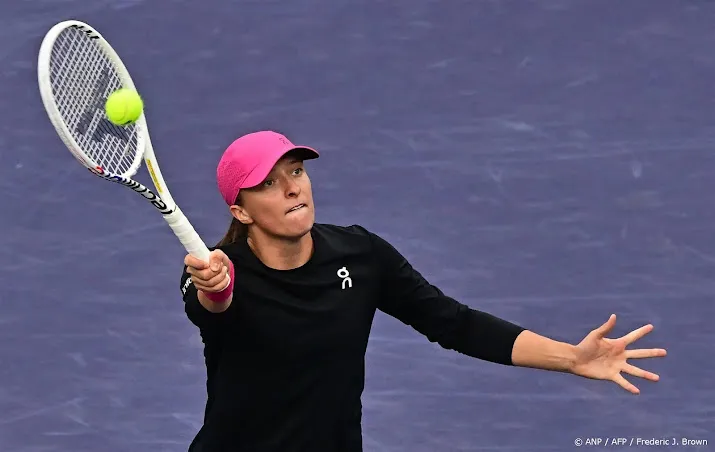swiatek naar finale indian wells