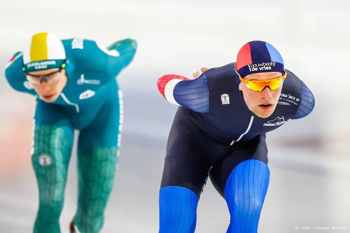 talsma pakt schaatstitel 10 000 meter na diskwalificatie bergsma