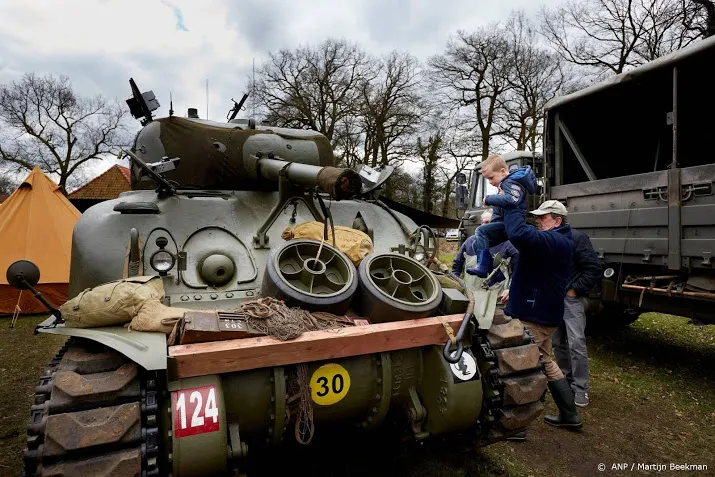 tanks denderen week lang door de straten