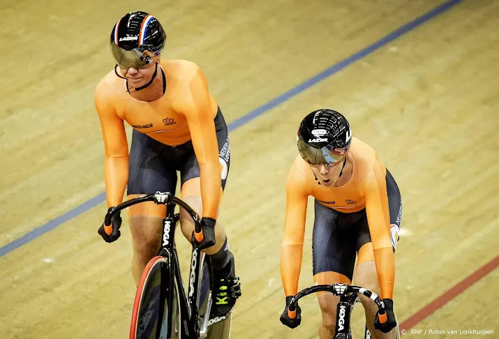 teamsprintsters van riessen en braspennincx grijpen naast brons