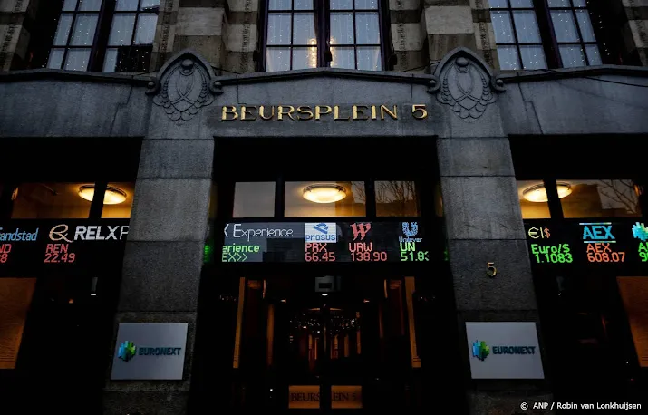 techinvesteerder prosus koploper in lagere aex index
