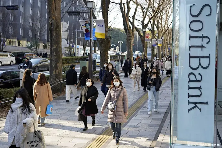 techinvesteerder softbank zakt op lagere japanse beurs