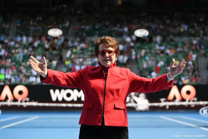 tennislegende king doorgaan us open mooi signaal