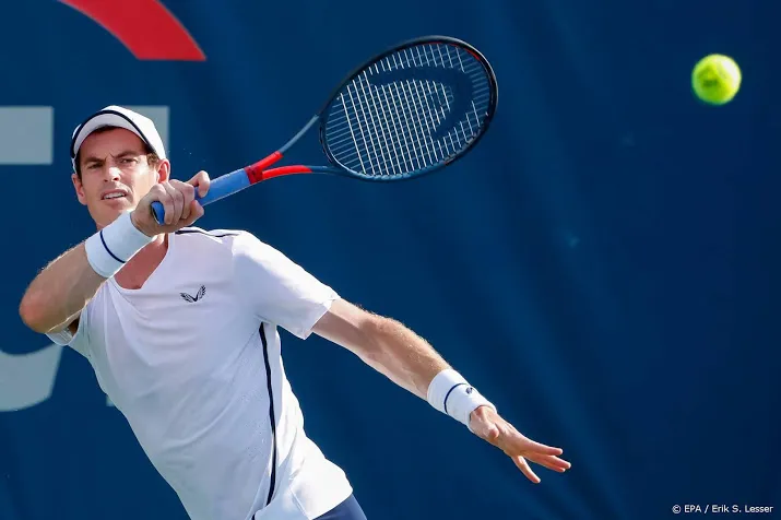 tennisser andy murray maakt rentree in enkelspel cincinnati